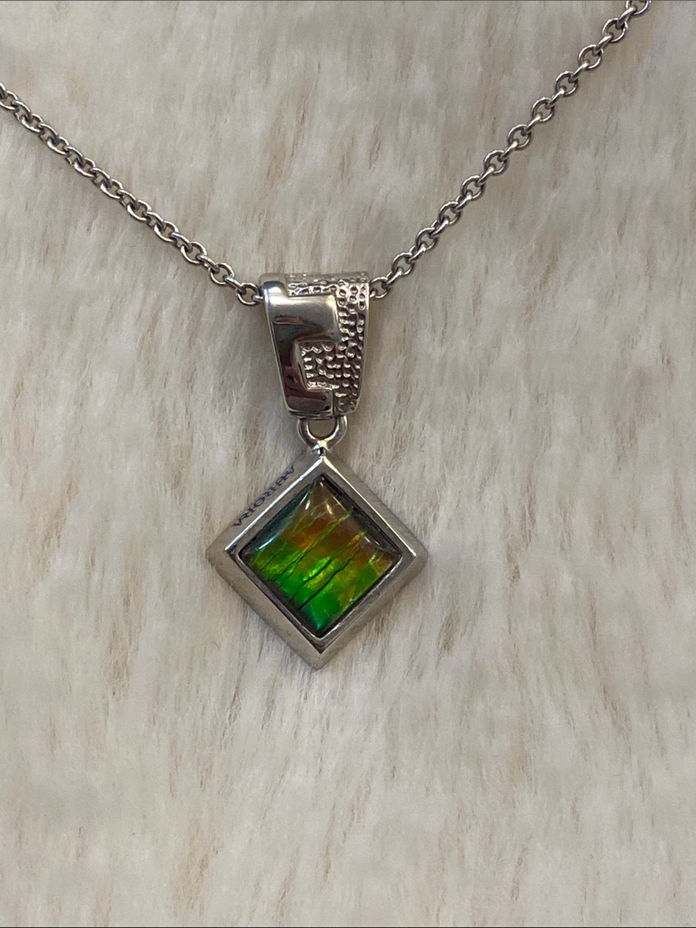 Ammolite Pendant